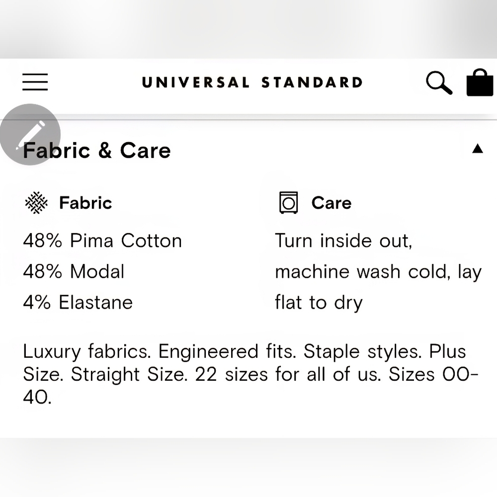 🦩Universal Standard Classic Black Cap Sleeve Top NWT SZ M Oversize Fits To XL - Picture 4 of 5